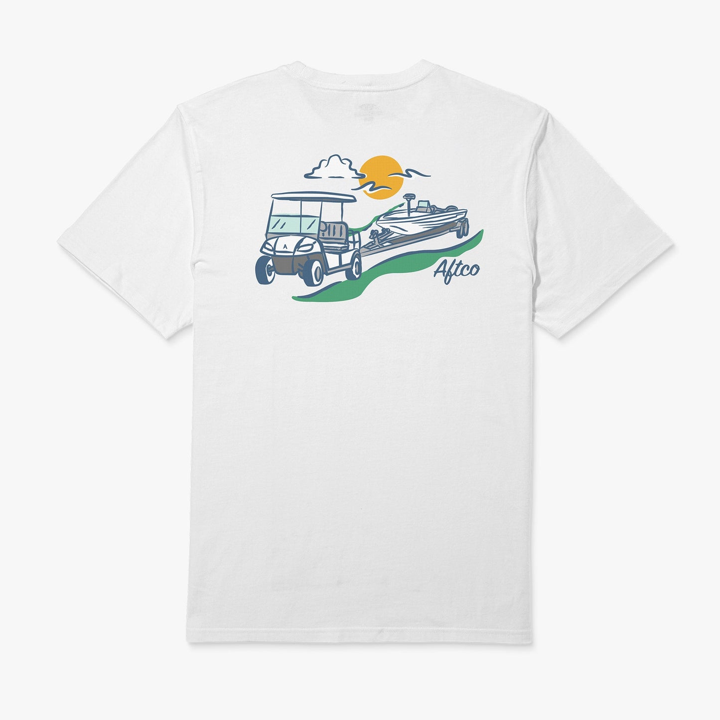 Mens Fairwaves Trailer SS T-Shirt - AFTCO