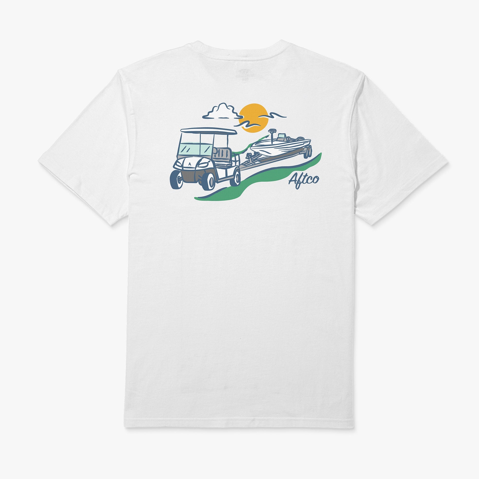 Mens Fairwaves Trailer SS T-Shirt - AFTCO
