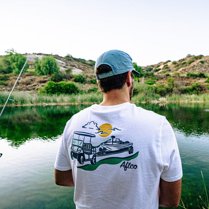 Mens Fairwaves Trailer SS T-Shirt - AFTCO