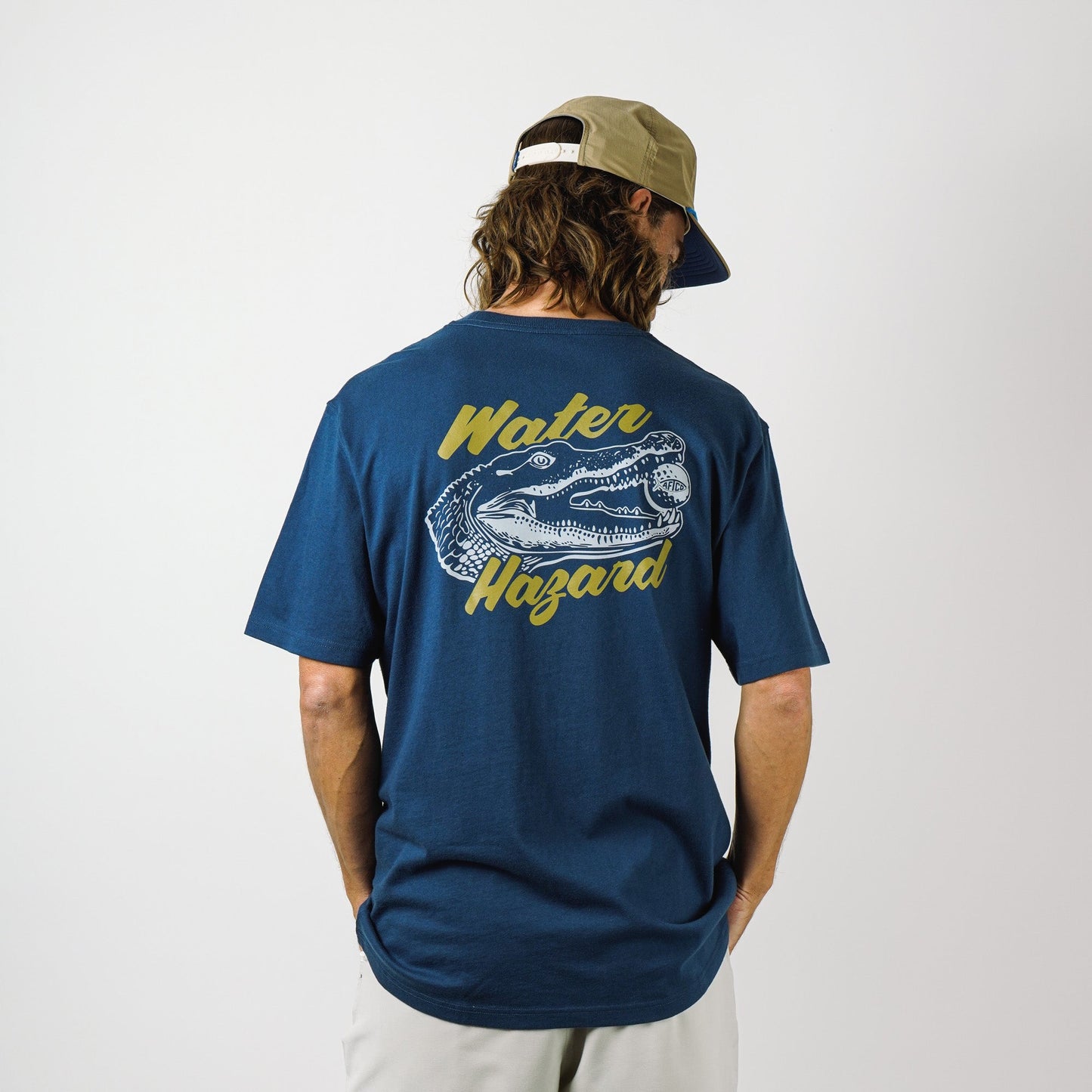 Mens Fairwaves Water Hazard SS T-Shirt - AFTCO
