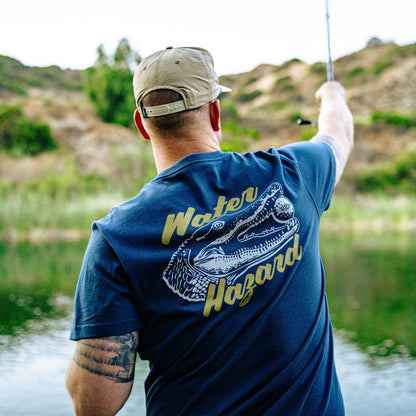 Mens Fairwaves Water Hazard SS T-Shirt - AFTCO