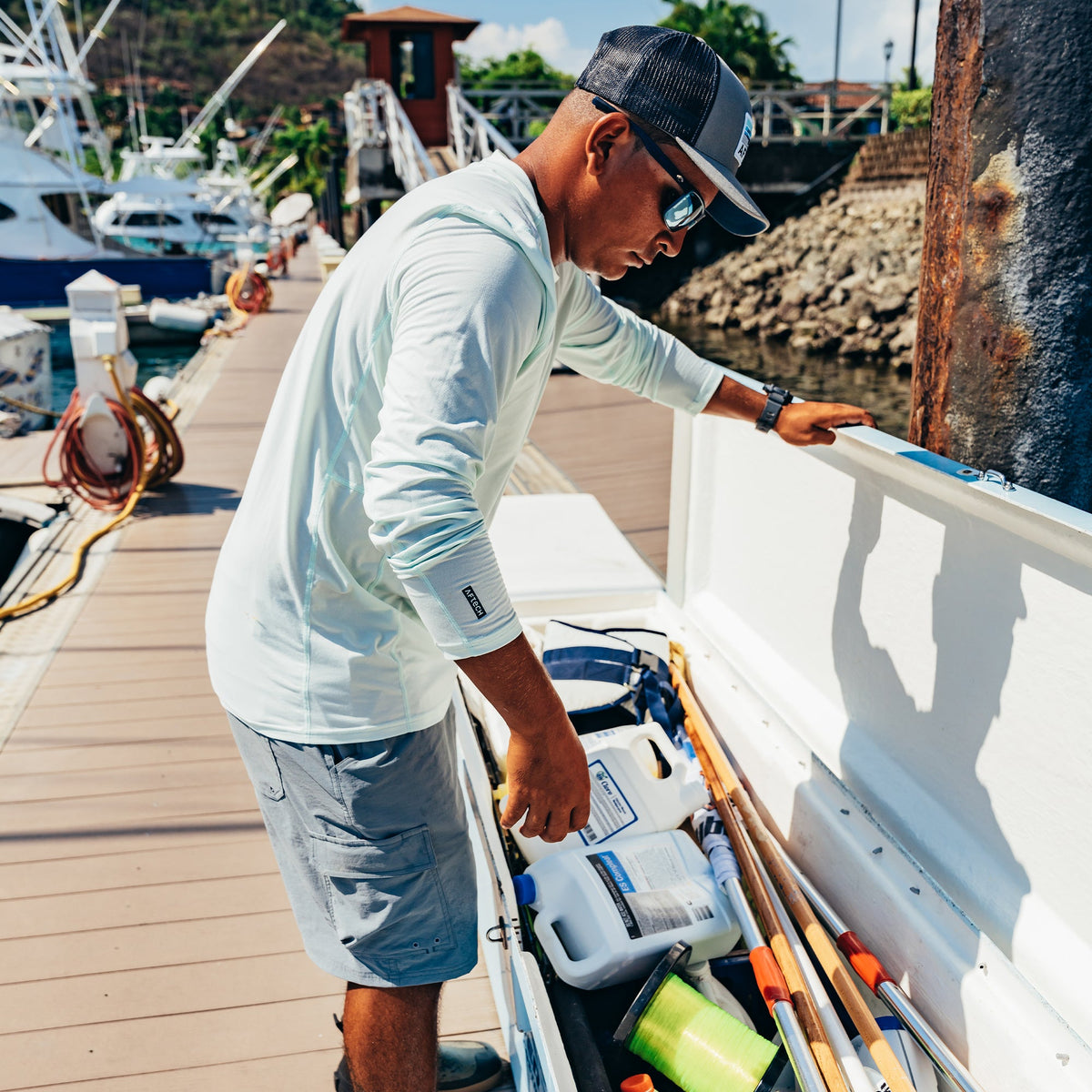 Mens Deckhand Fishing Shorts - AFTCO
