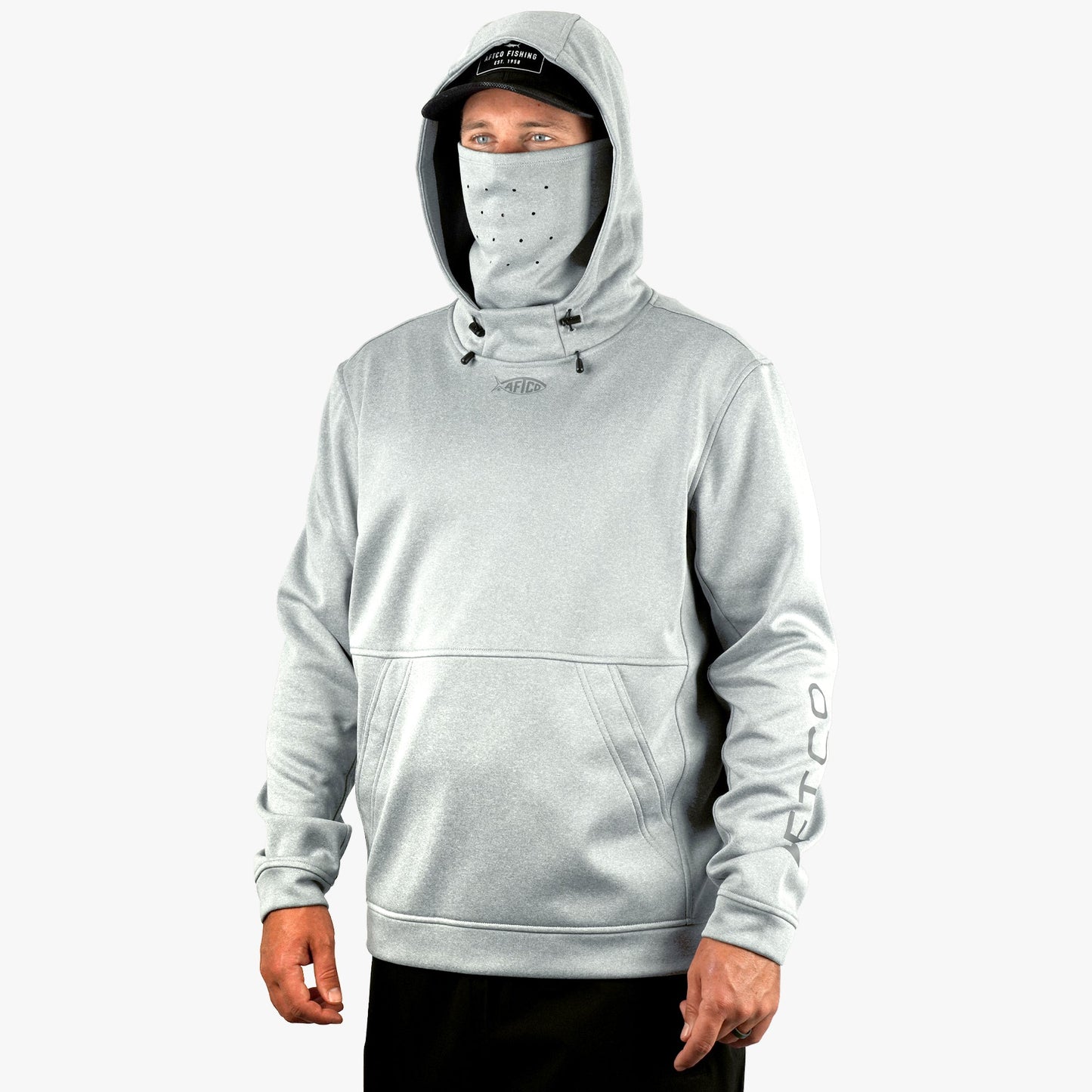 Mens Reaper Hoodie: technical fishing sweatshirt by AFTCO - AFTCO