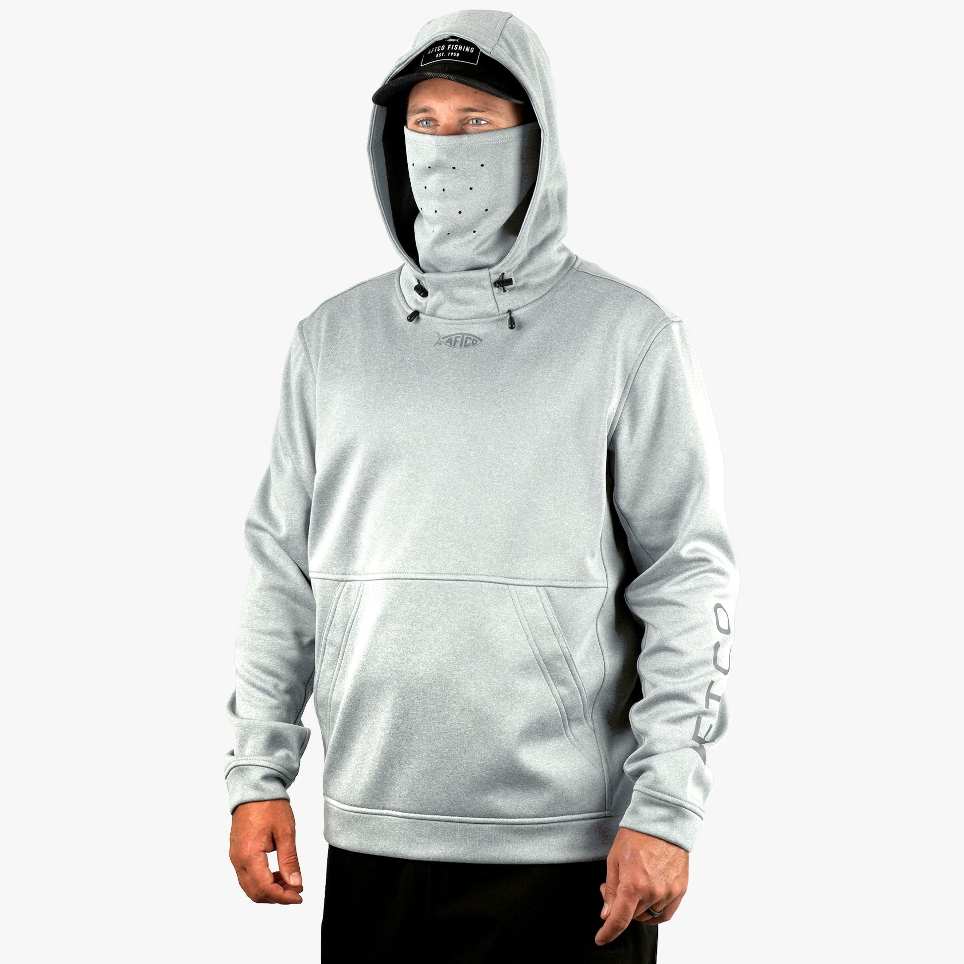 Mens Reaper Hoodie: technical fishing sweatshirt by AFTCO - AFTCO