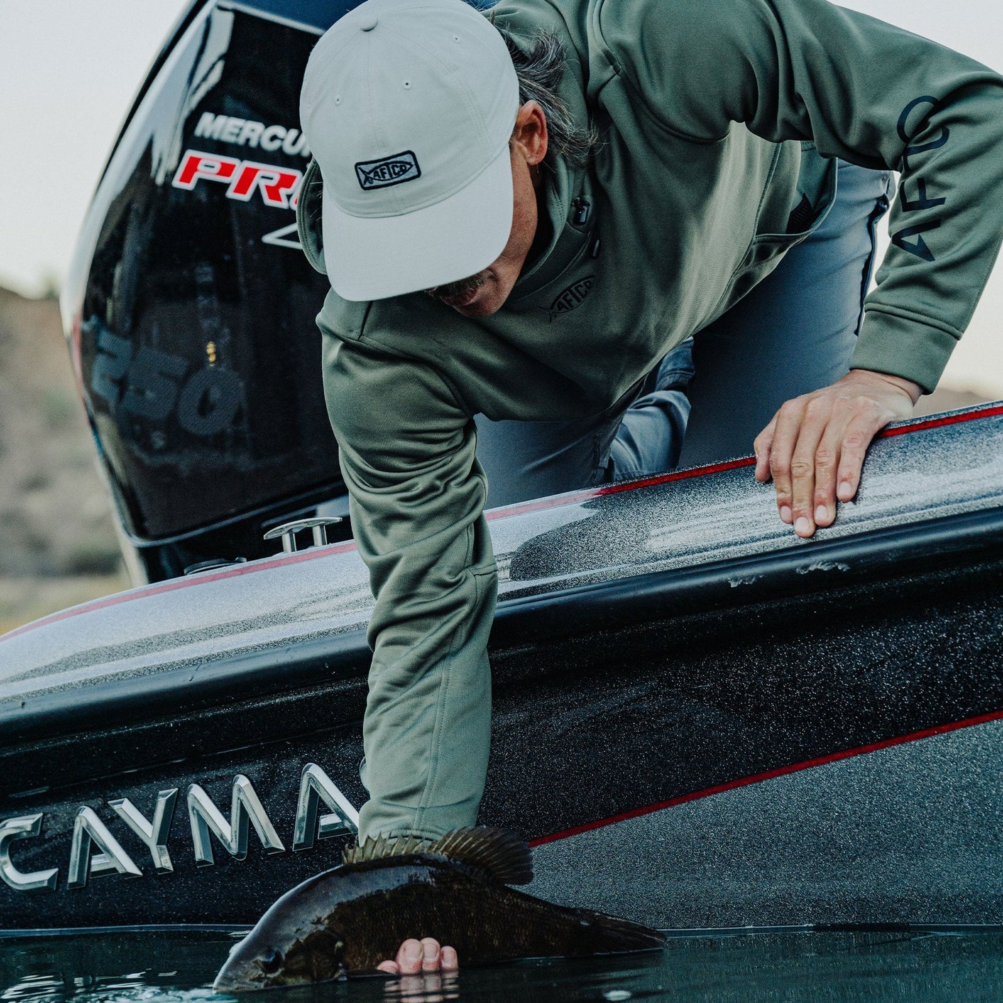 Mens Reaper Hoodie: technical fishing sweatshirt by AFTCO - AFTCO