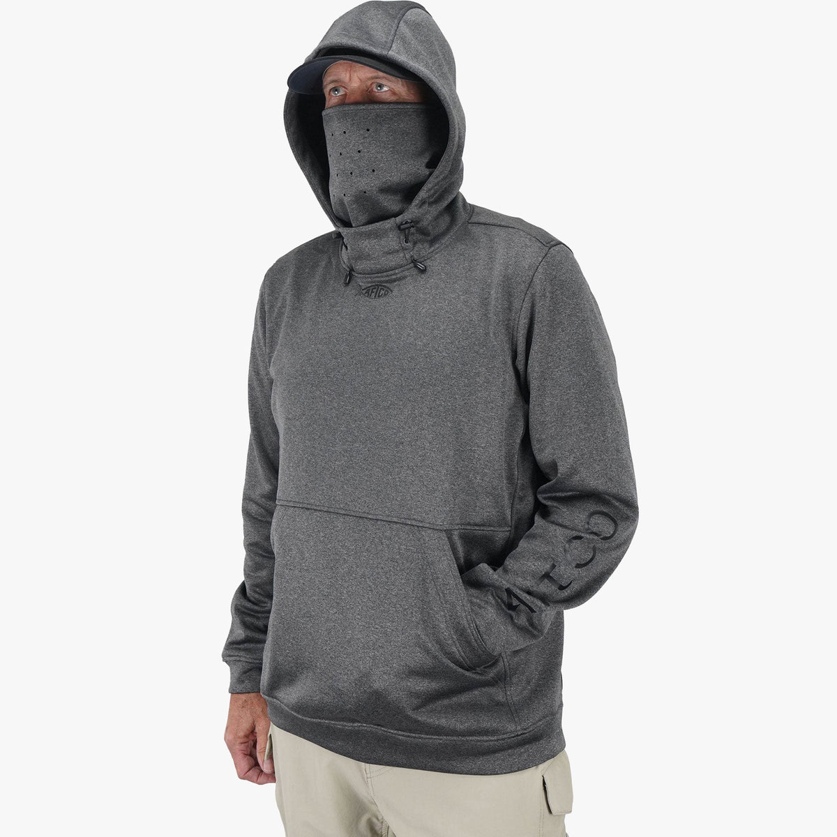 Mens Reaper Hoodie: technical fishing sweatshirt by AFTCO - AFTCO