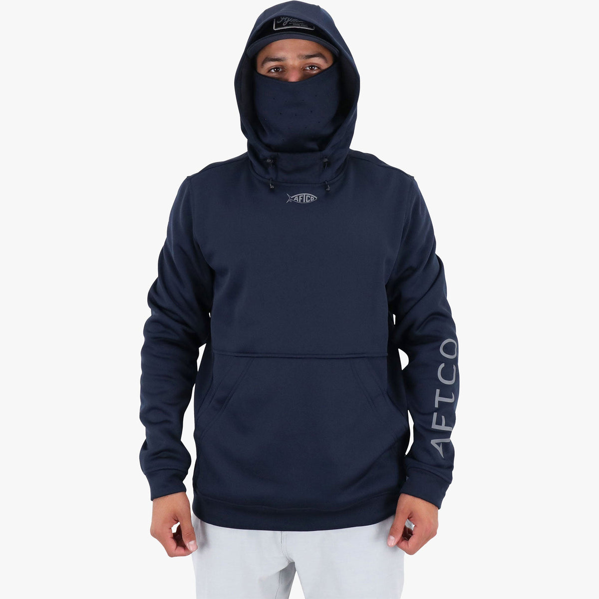 Mens Reaper Hoodie: technical fishing sweatshirt by AFTCO - AFTCO