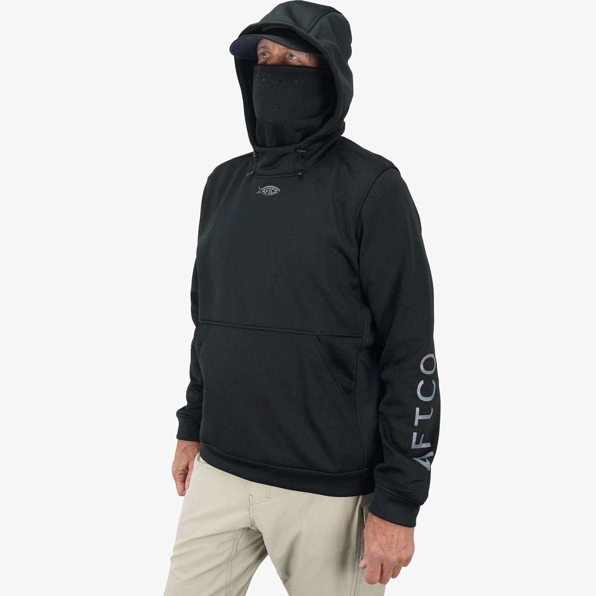 Mens Reaper Hoodie: technical fishing sweatshirt by AFTCO - AFTCO
