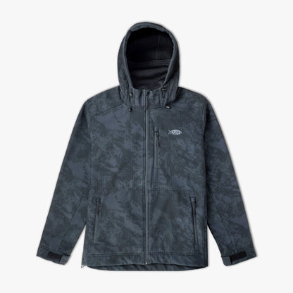 Mens Reaper Tactical Zip Up Camo Softshell Jacket - AFTCO