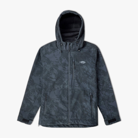 Mens Reaper Tactical Zip Up Camo Softshell Jacket - AFTCO