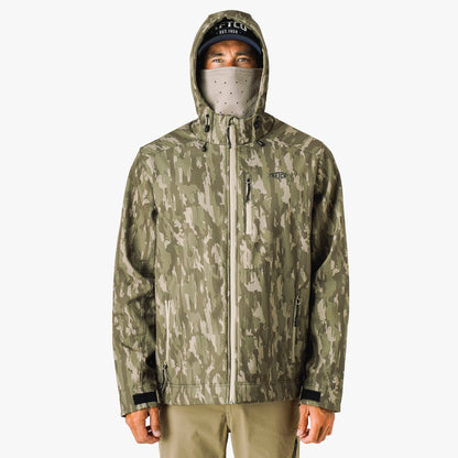 Mens Reaper Tactical Zip Up Camo Softshell Jacket - AFTCO