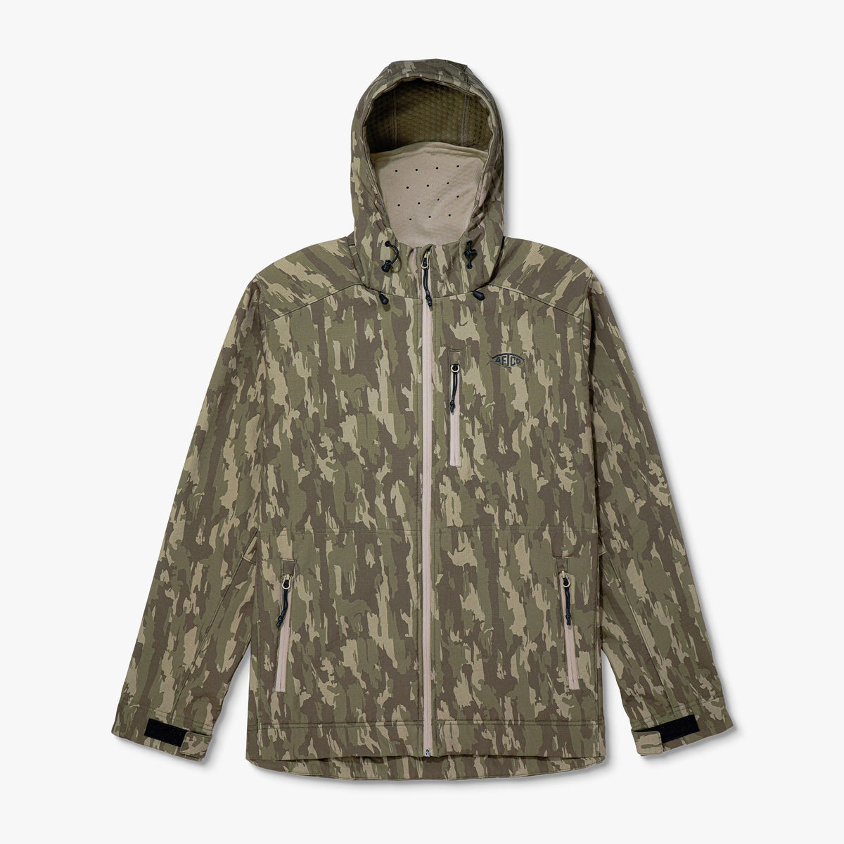 Mens Reaper Tactical Zip Up Camo Softshell Jacket - AFTCO