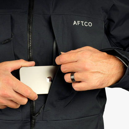 Mens Fortress Fishing Rain Jacket - AFTCO
