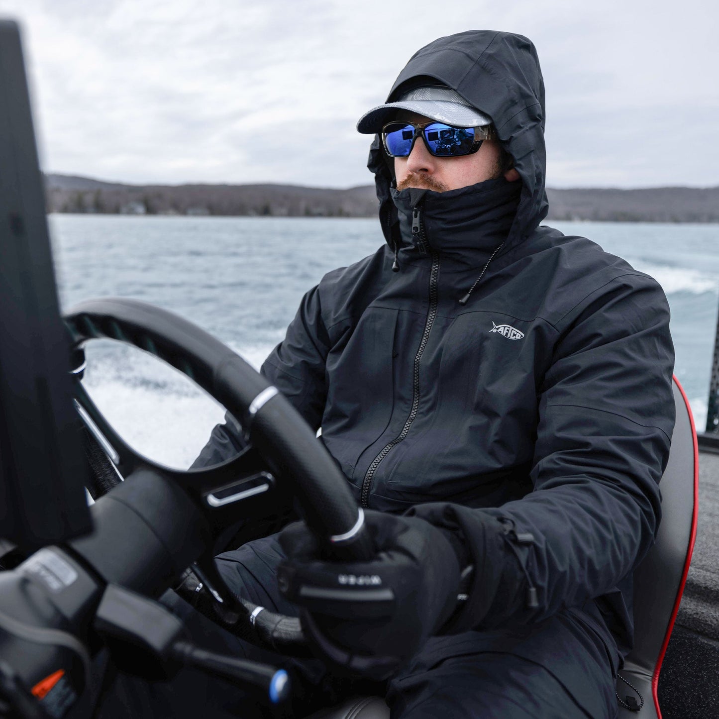 Mens Fortress Fishing Rain Jacket - AFTCO