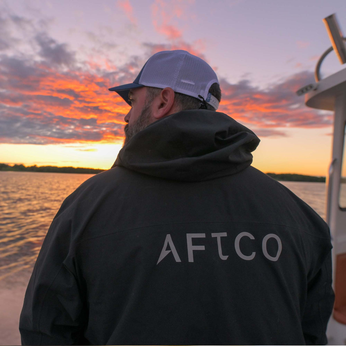 Mens Fortress Fishing Rain Jacket - AFTCO