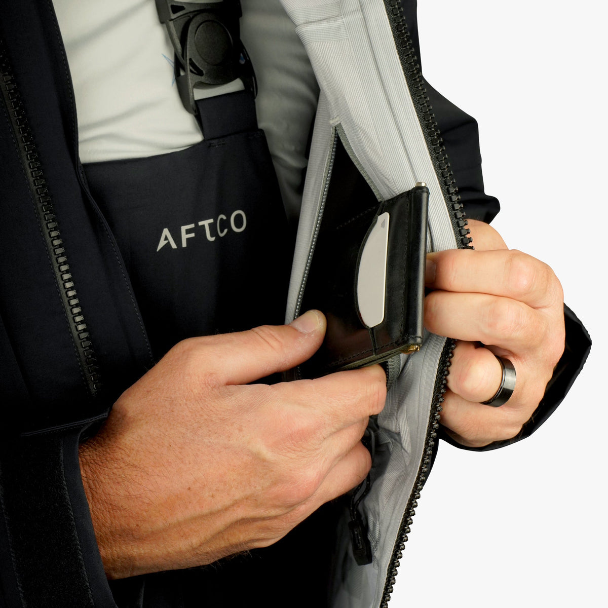 Mens Fortress Fishing Rain Jacket - AFTCO