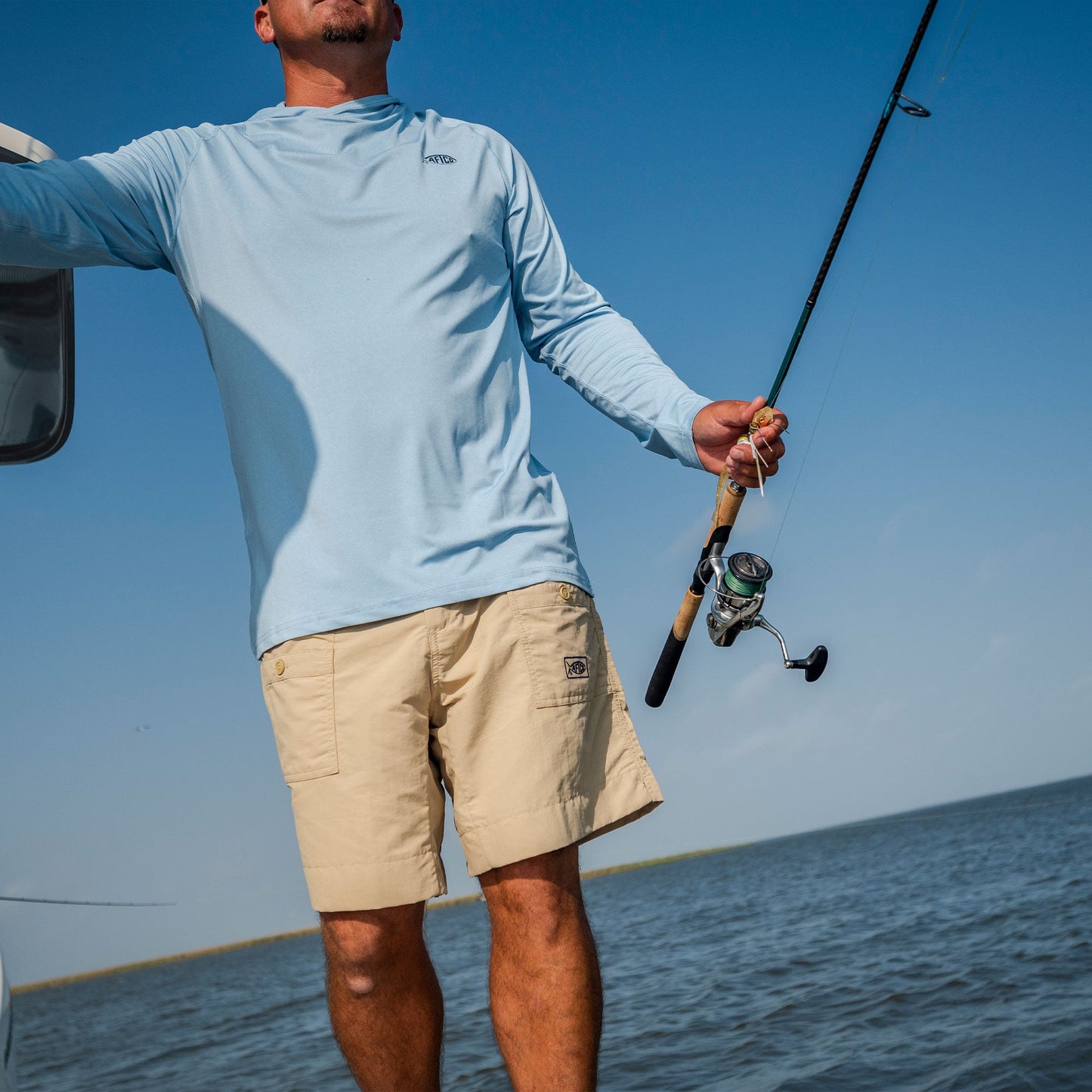 Mens Original Mens Fishing Shorts Long - Limited Colors - AFTCO