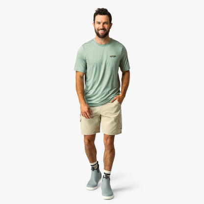 Mens Greetings Short Sleeve Sun Protection Shirt - AFTCO