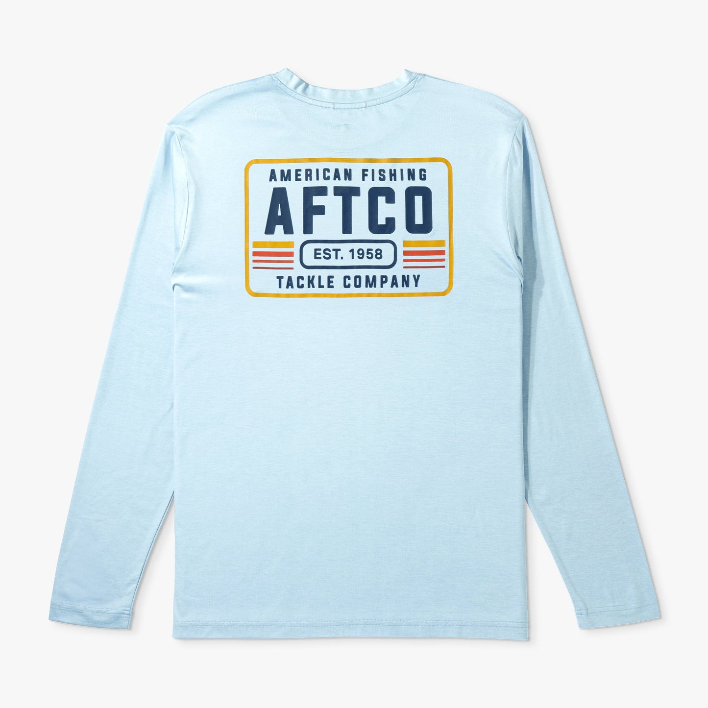 Mens License Plate Long Sleeve Sun Protection Shirt - AFTCO