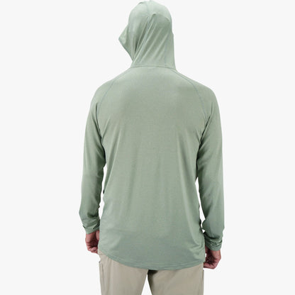 Mens Samurai Long Sleeve Sun Protection Hoodie - AFTCO