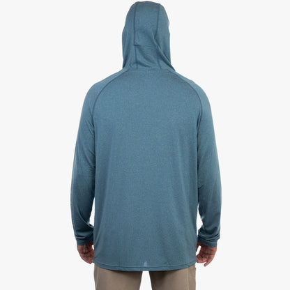 Mens Samurai Long Sleeve Sun Protection Hoodie - AFTCO