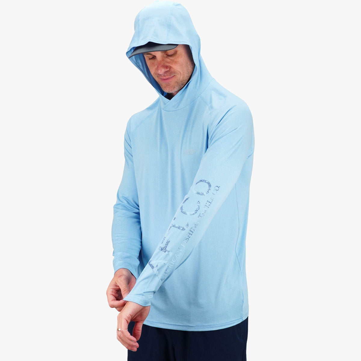 Mens Samurai Long Sleeve Sun Protection Hoodie - AFTCO