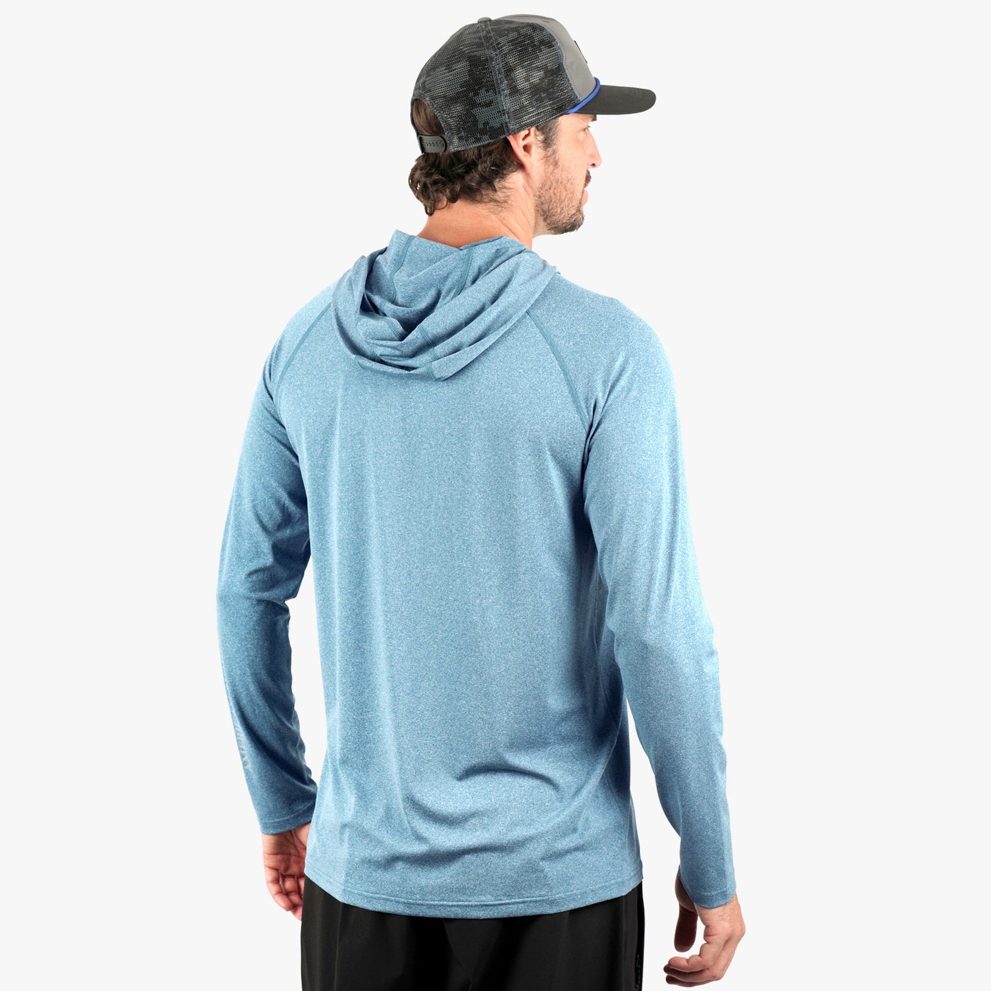 Mens Samurai Long Sleeve Sun Protection Hoodie - AFTCO