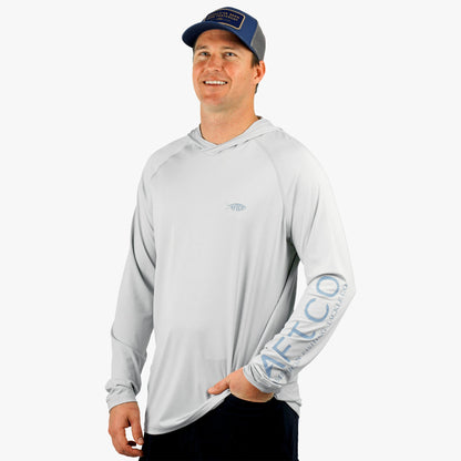 Mens Samurai Long Sleeve Sun Protection Hoodie - AFTCO