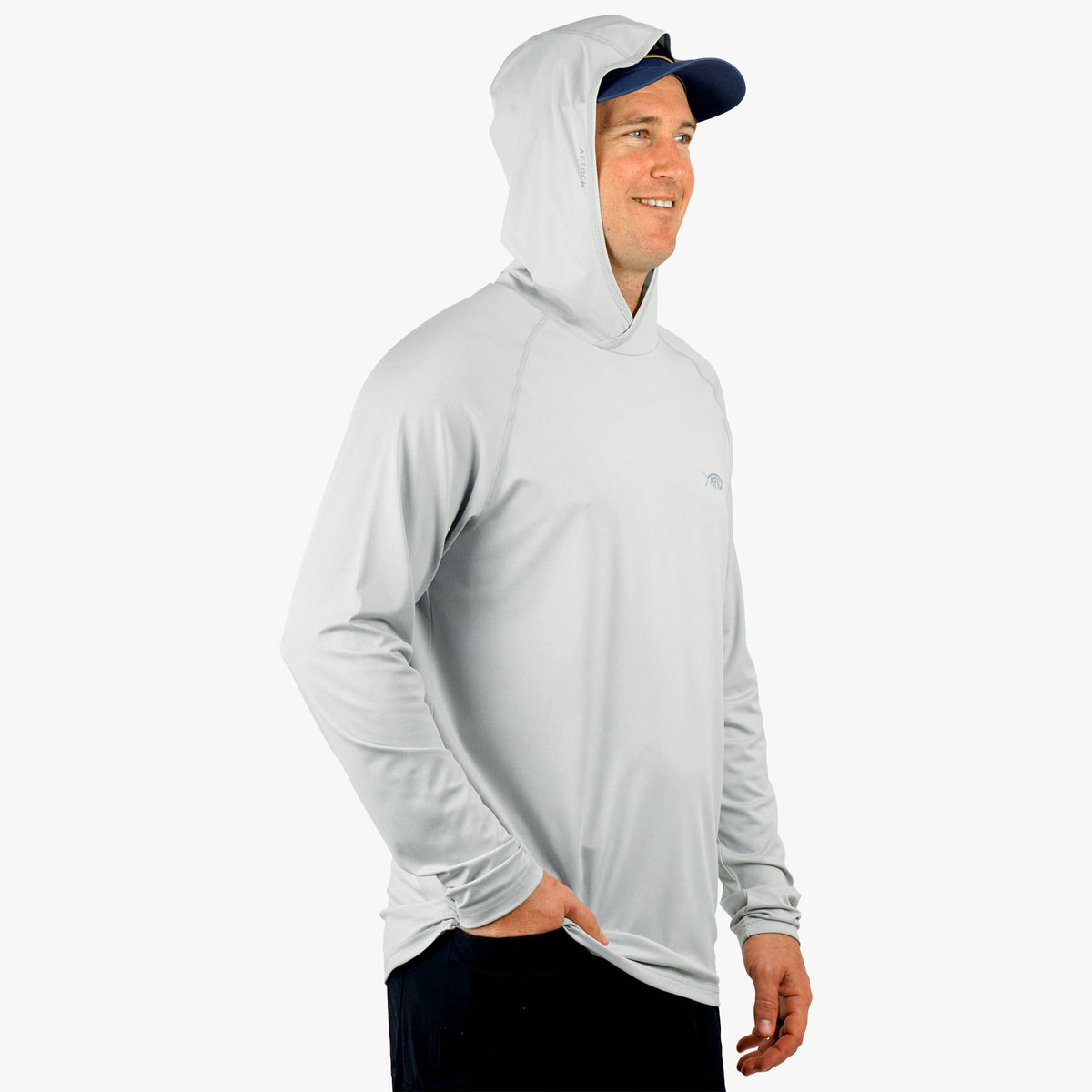Mens Samurai Long Sleeve Sun Protection Hoodie - AFTCO