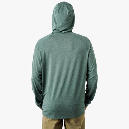 Mens Samurai Long Sleeve Sun Protection Hoodie - AFTCO