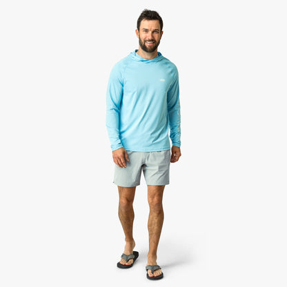Mens Samurai Long Sleeve Sun Protection Hoodie - AFTCO