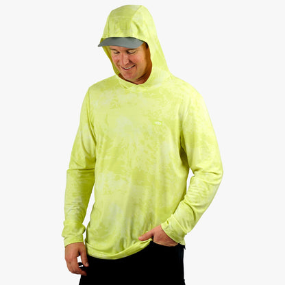 Mens Ocean Bound Hooded Performance Shirt - AFTCO