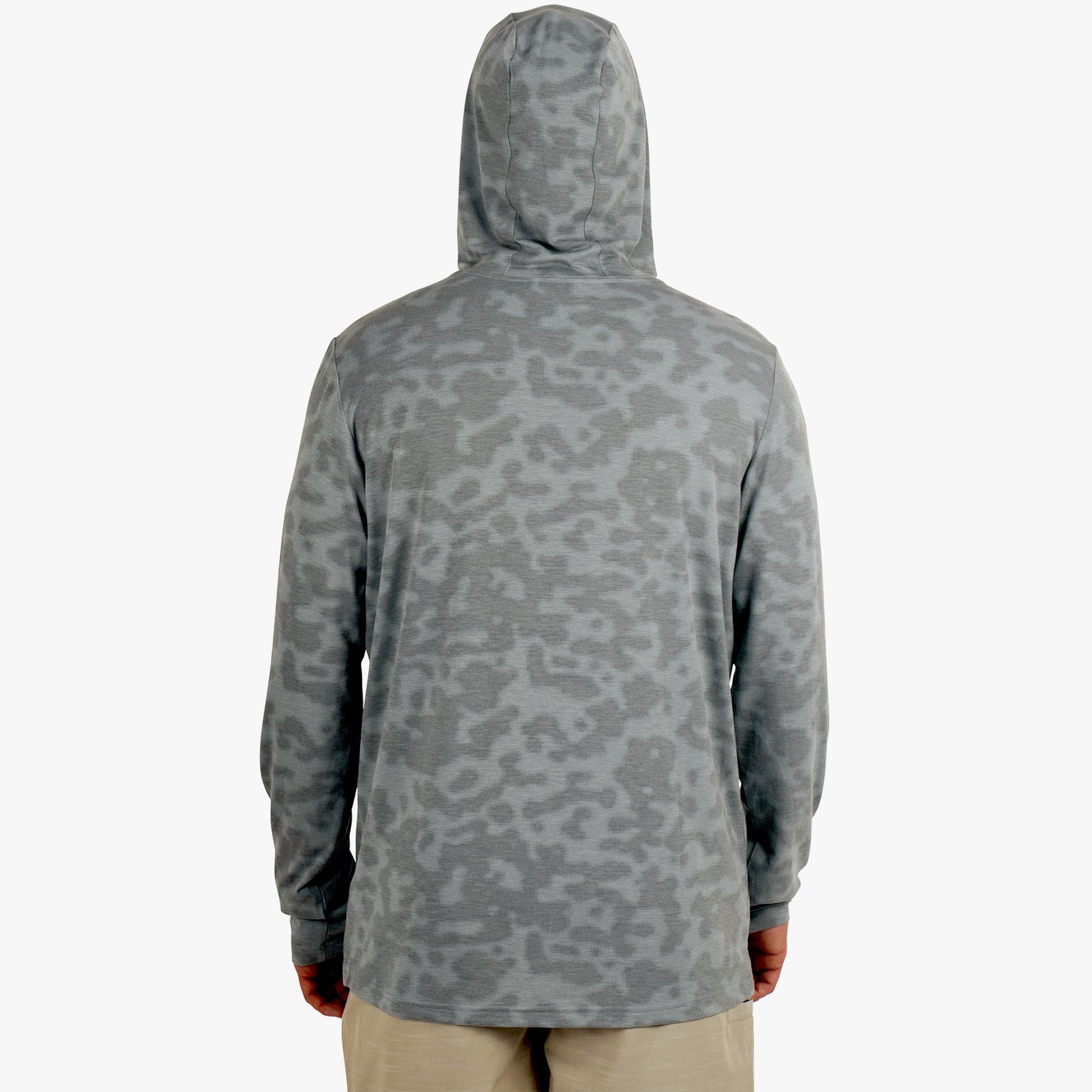 Mens Ocean Bound Hooded Performance Shirt - AFTCO