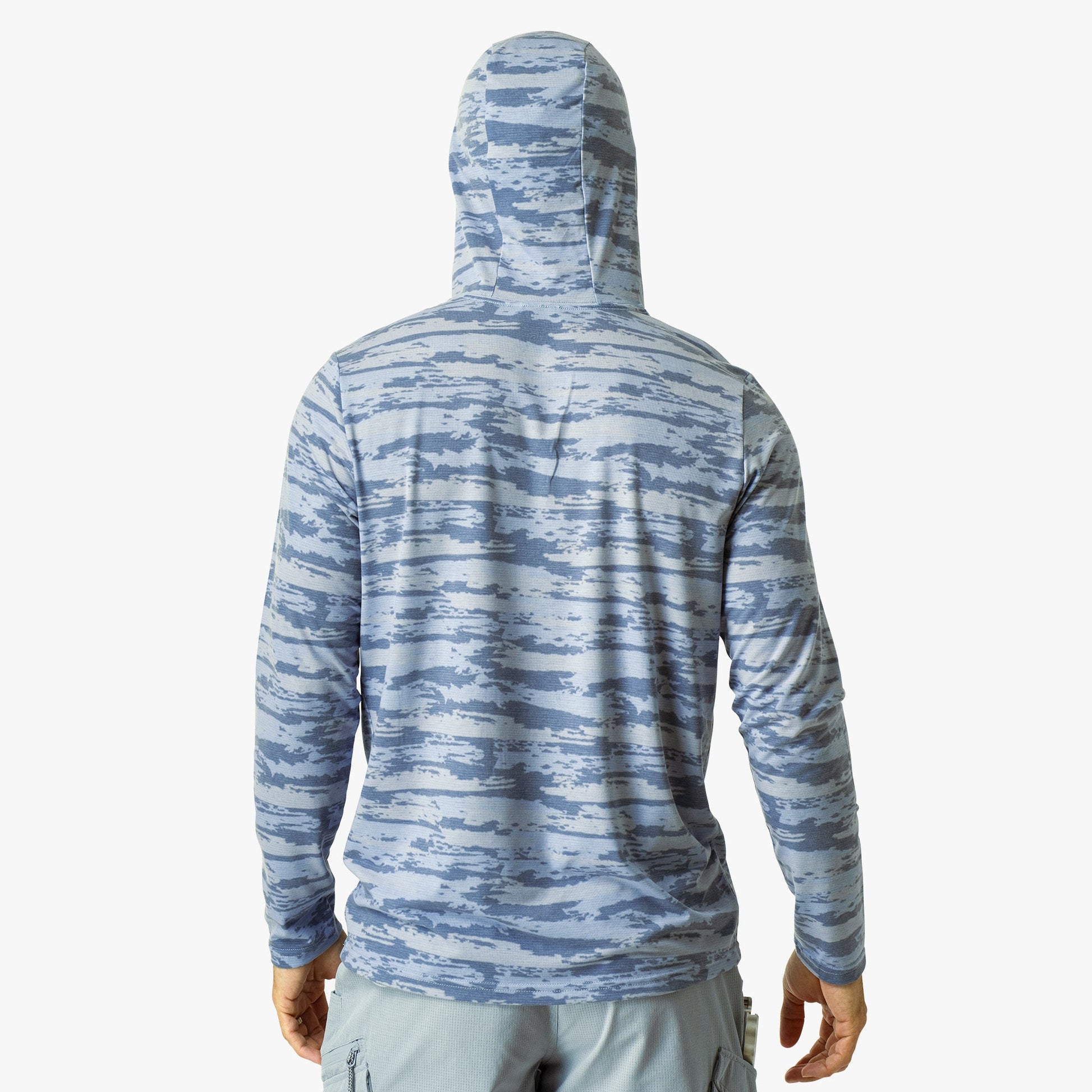 Mens Ocean Bound Hooded Performance Shirt - AFTCO