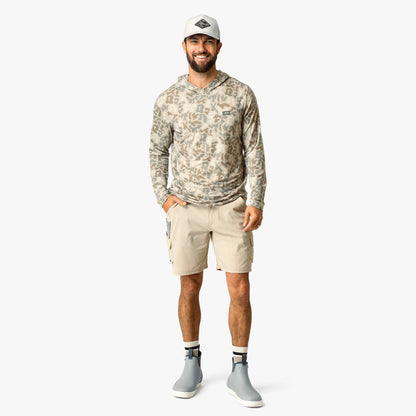 Mens Ocean Bound Hooded Performance Shirt - AFTCO