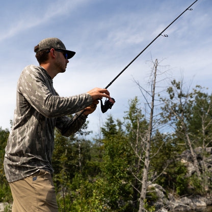 Mens Ocean Bound Hooded Performance Shirt - AFTCO