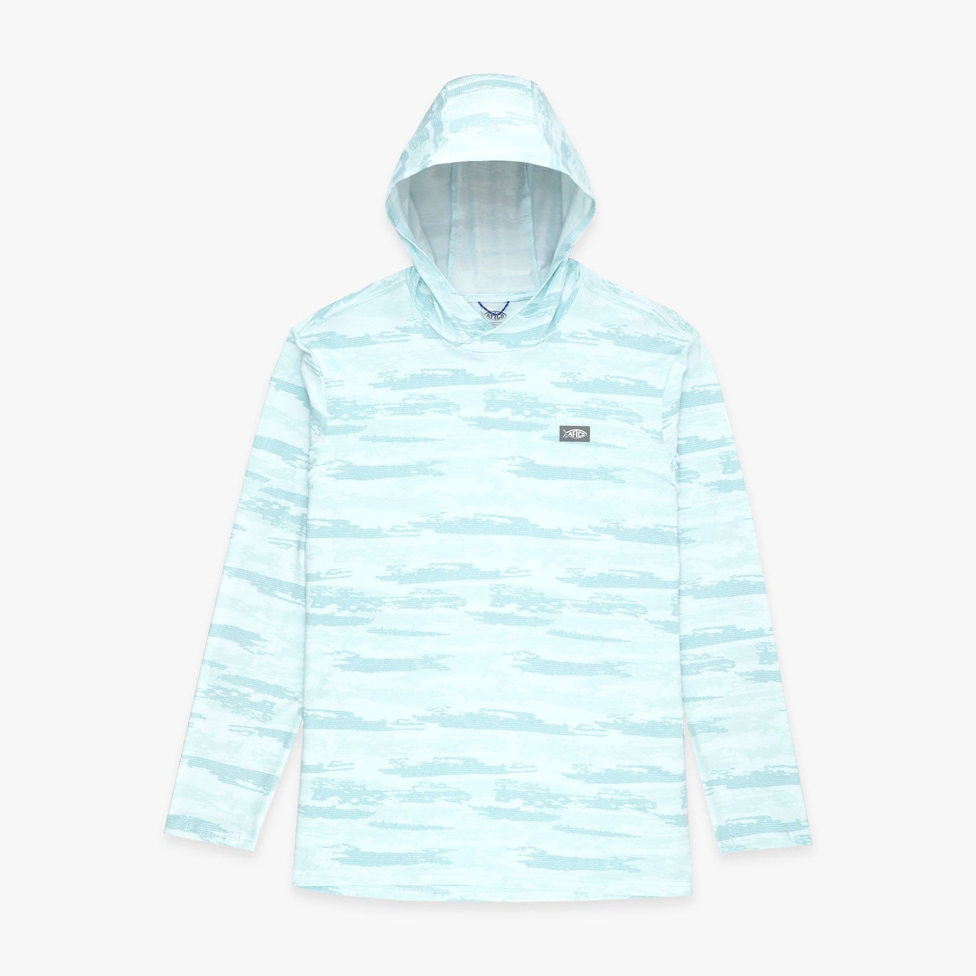 Mens Ocean Bound Hooded Performance Shirt - AFTCO