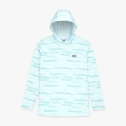 Mens Ocean Bound Hooded Performance Shirt - AFTCO