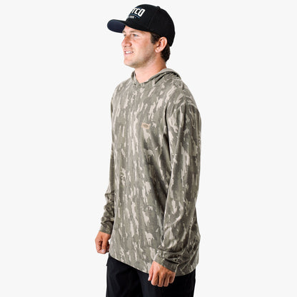 Mens Ocean Bound Hooded Performance Shirt - AFTCO