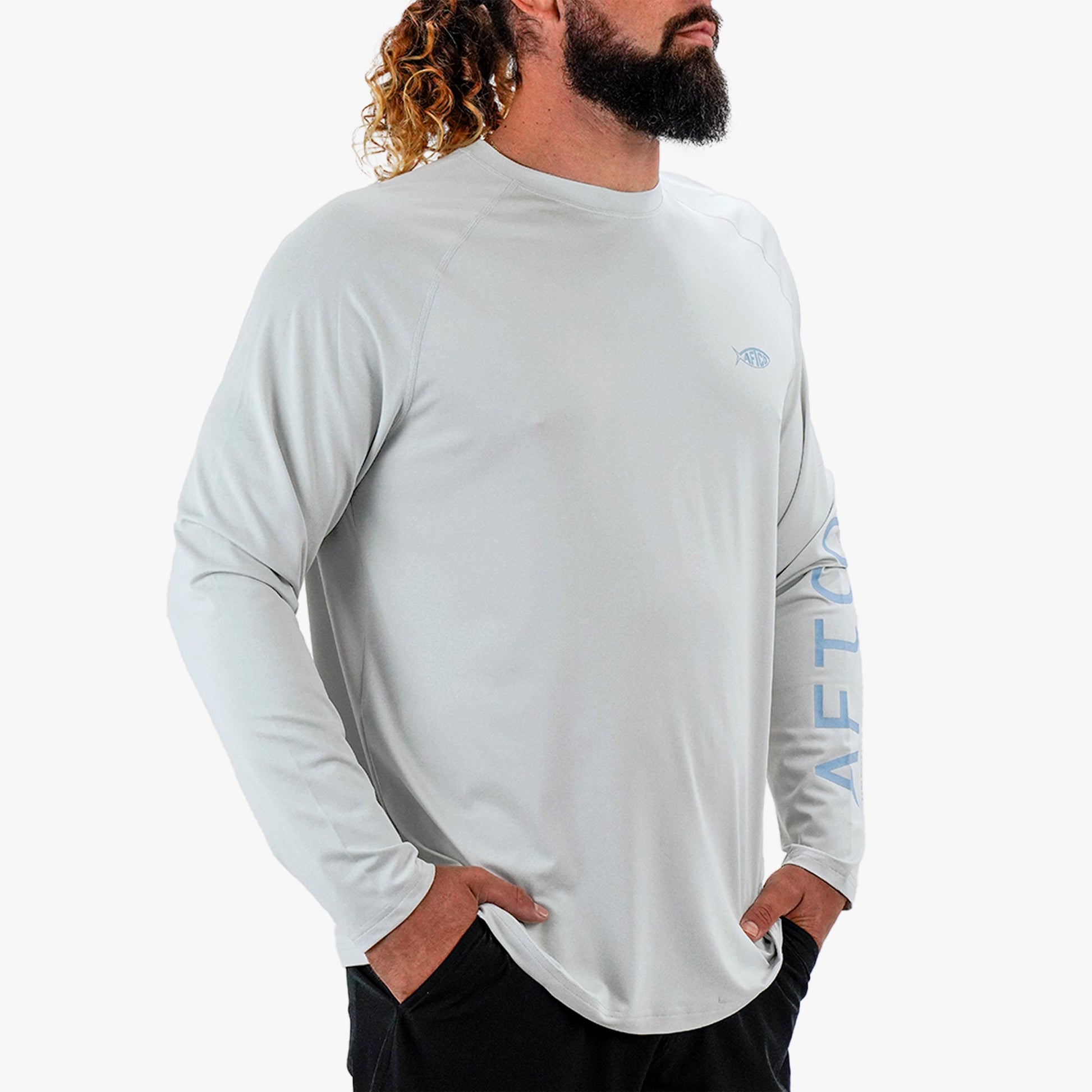 Mens Men's Long Sleeve Sun Protection Shirt - Samurai by AFTCO - AFTCO