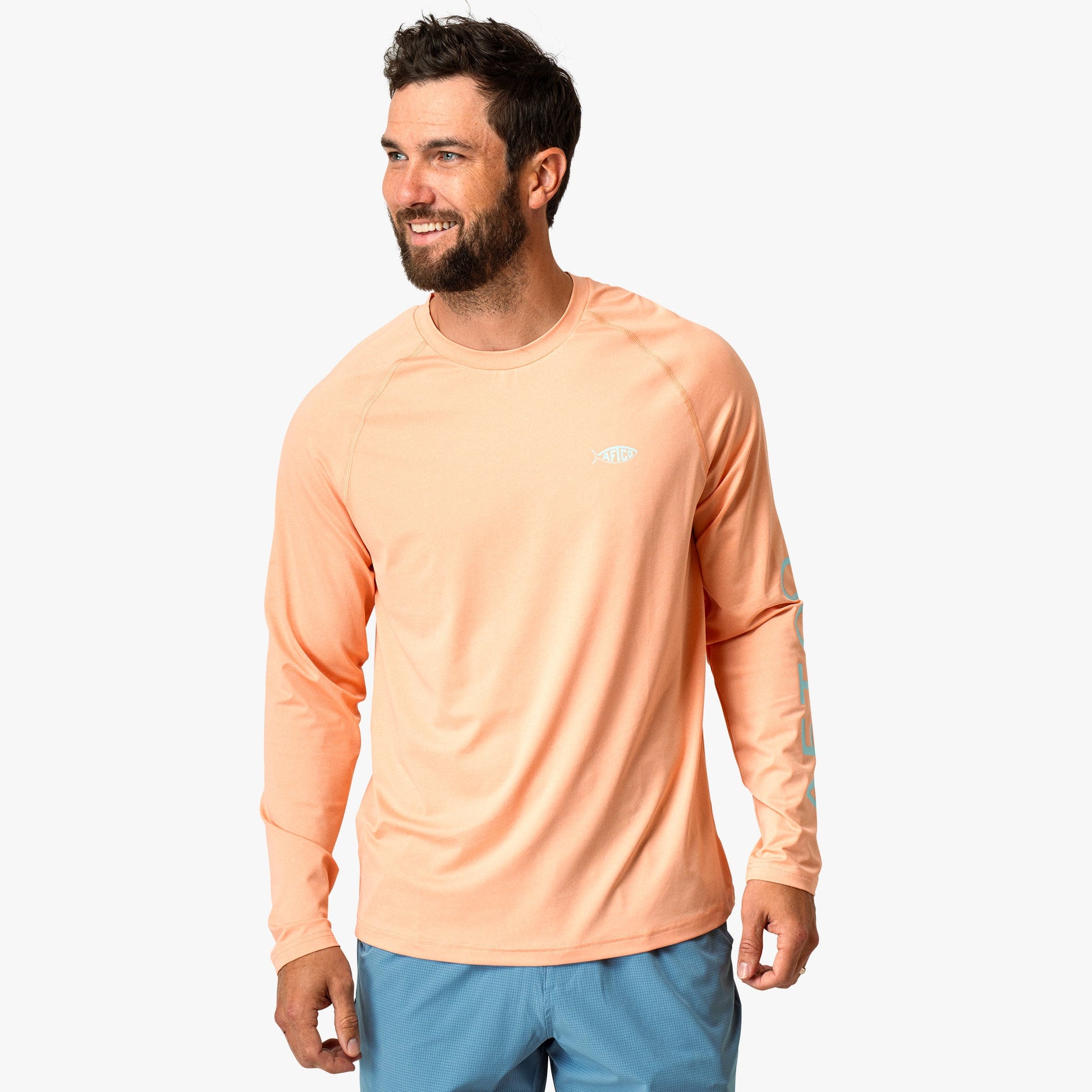 Mens Men's Long Sleeve Sun Protection Shirt - Samurai by AFTCO - AFTCO