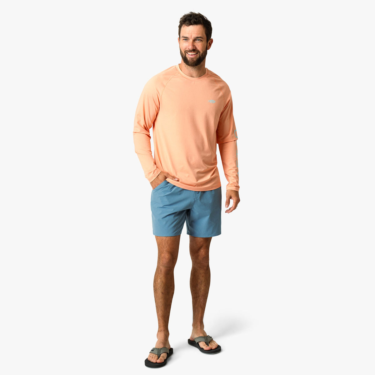 Mens Men's Long Sleeve Sun Protection Shirt - Samurai by AFTCO - AFTCO