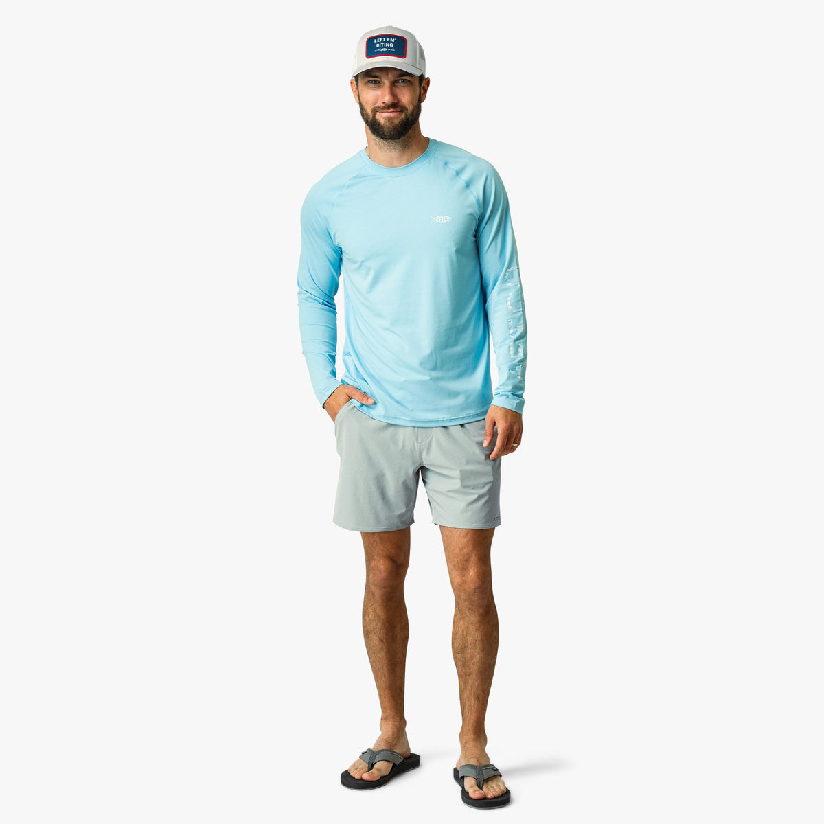 Mens Men's Long Sleeve Sun Protection Shirt - Samurai by AFTCO - AFTCO