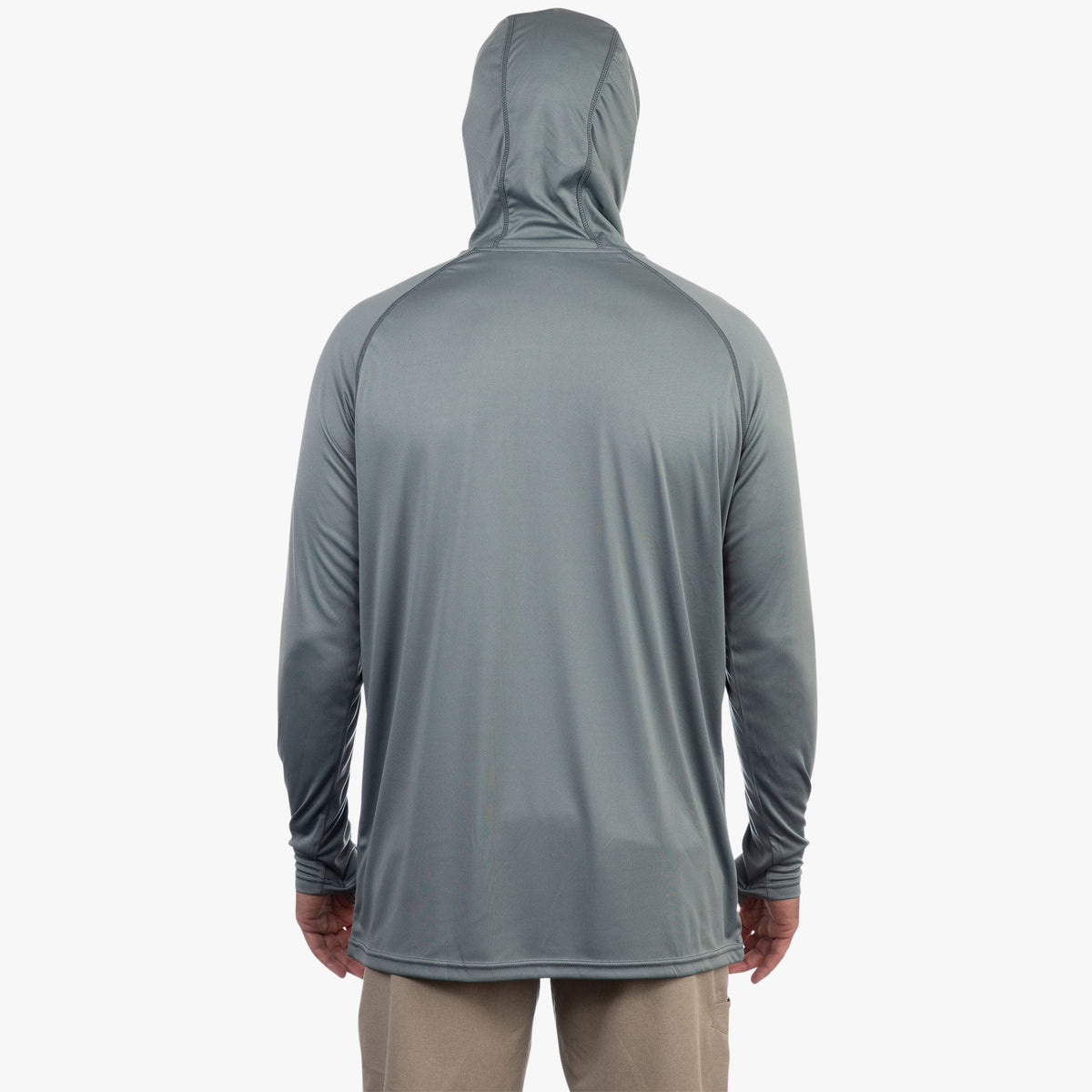 Mens Jason Christie's Hooded LS Bass Fishing Performance Shirt - AFTCO