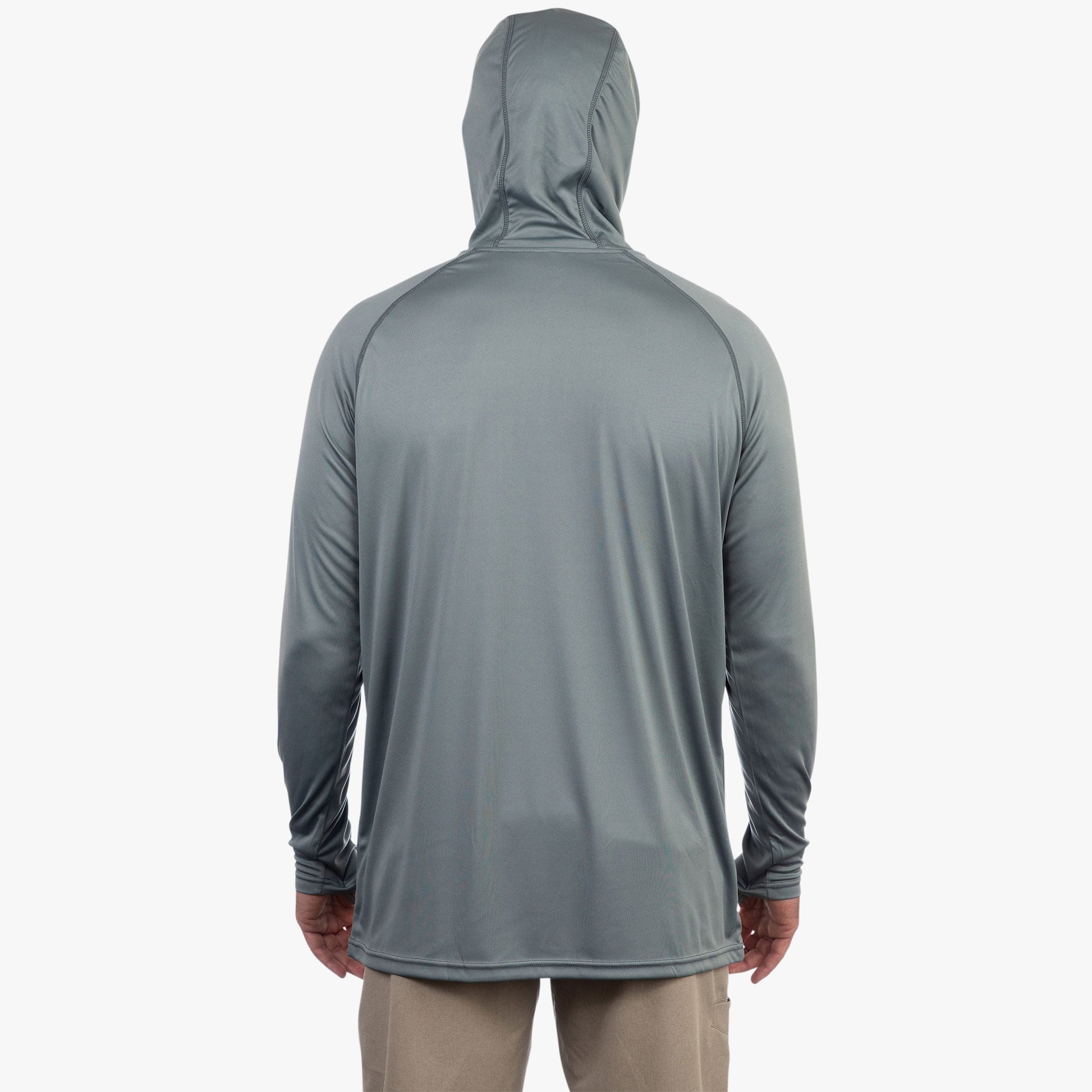 Mens Jason Christie's Hooded LS Bass Fishing Performance Shirt - AFTCO