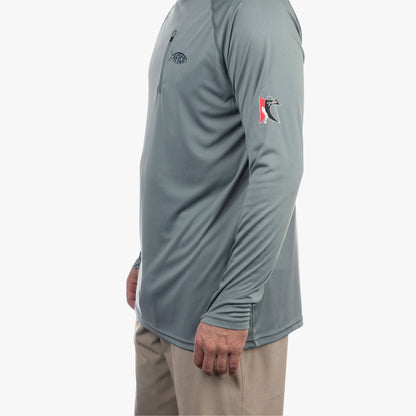 Mens Jason Christie's Hooded LS Bass Fishing Performance Shirt - AFTCO