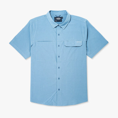 Mens Air O Mesh SS Button Down Fishing Shirt - AFTCO