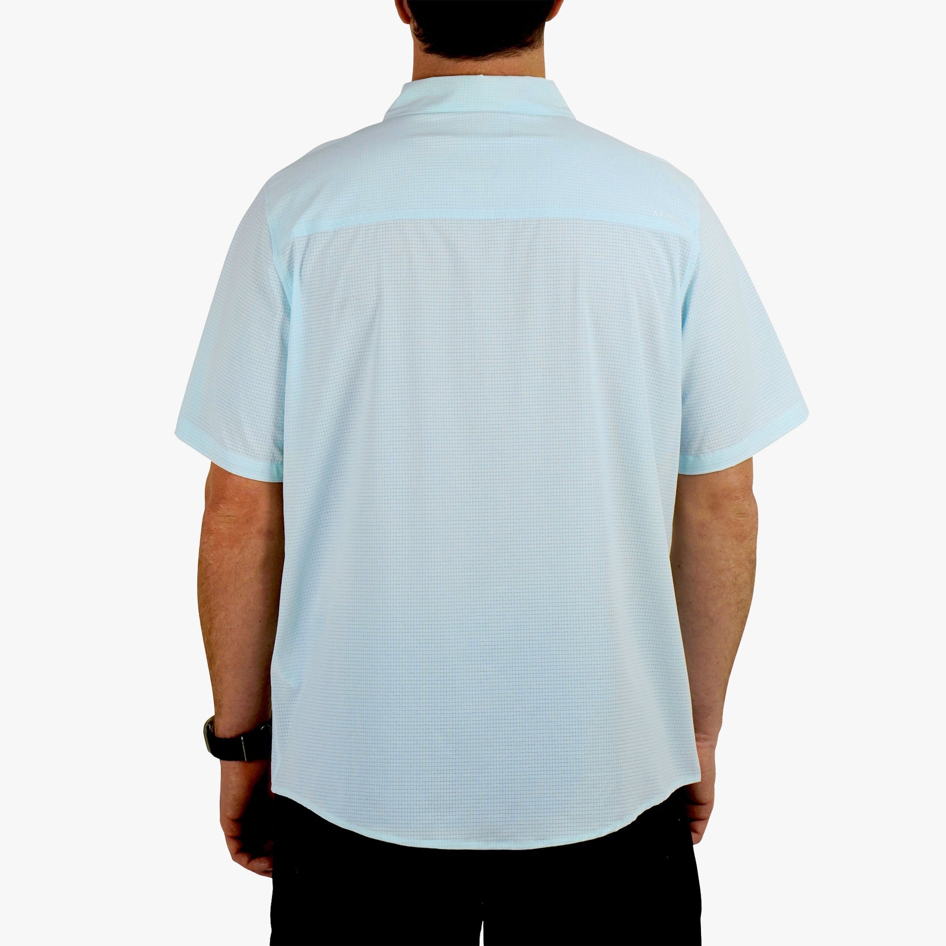 Mens Air O Mesh SS Button Down Fishing Shirt - AFTCO