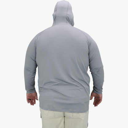 Mens Big Guy Samurai Hooded Performance Shirt - AFTCO