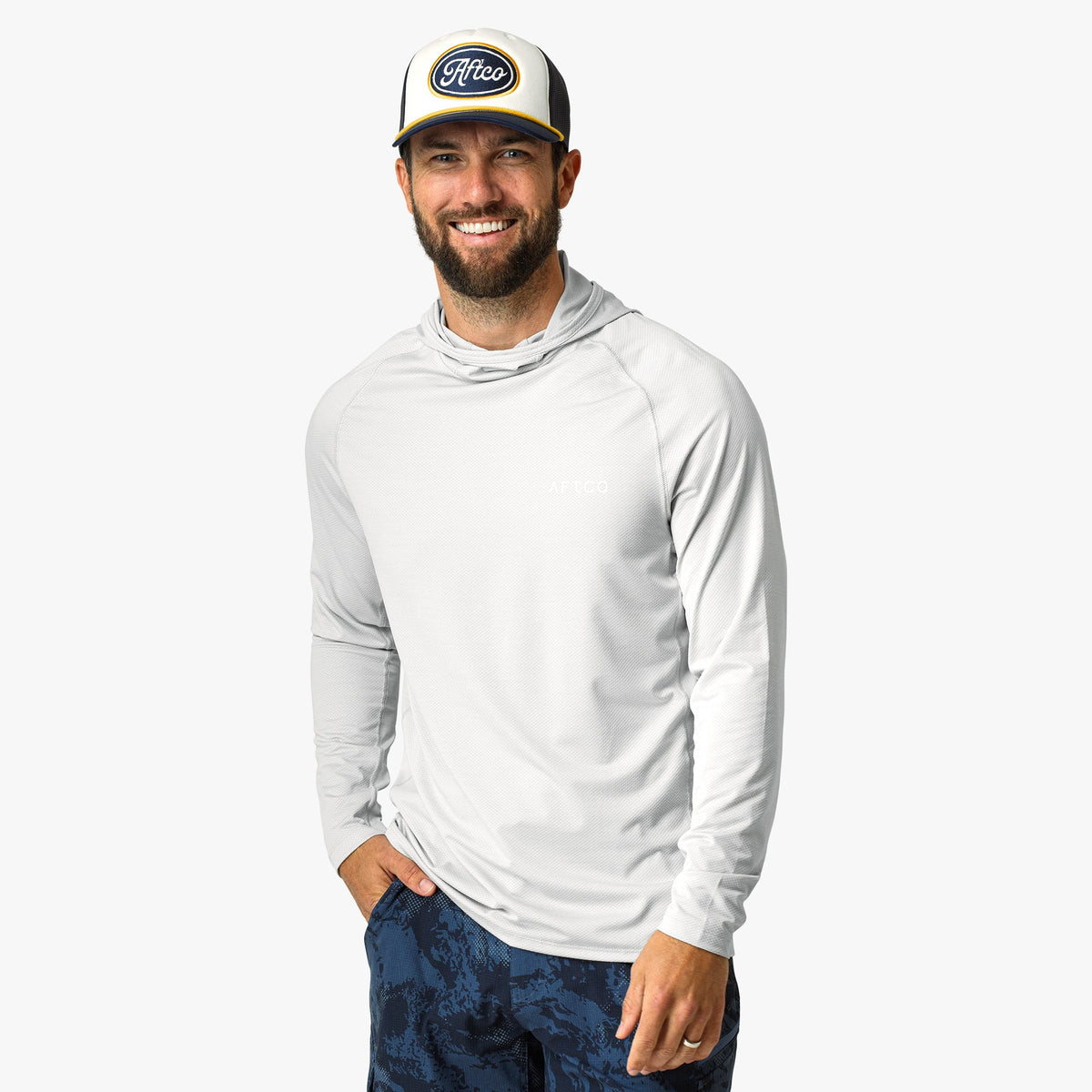 Mens Adapt Phase Change Hooded Fishing Shirt - AFTCO